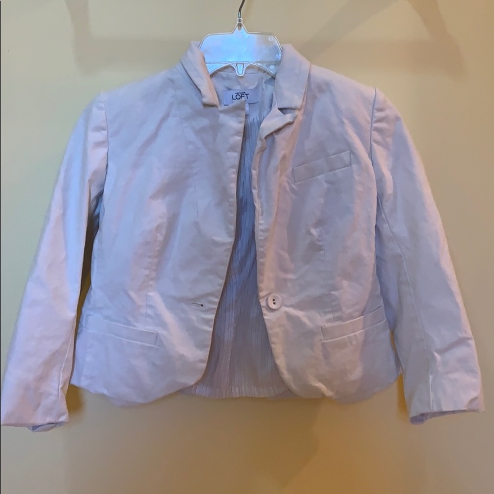 Loft white blazer